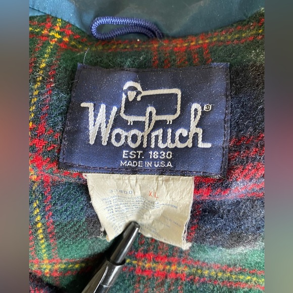 Men's Vintage Woolrich Winter Barn Chore Coat Wool Flannel Lined Made in USA XL - Picture 4 of 7